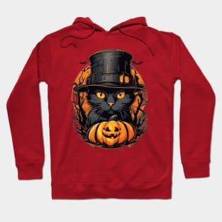 Hallowen cat style Hoodie